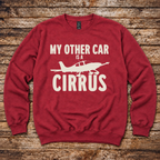 General aviation sweatshirt for Cirrus SR20 and SR22 pilots