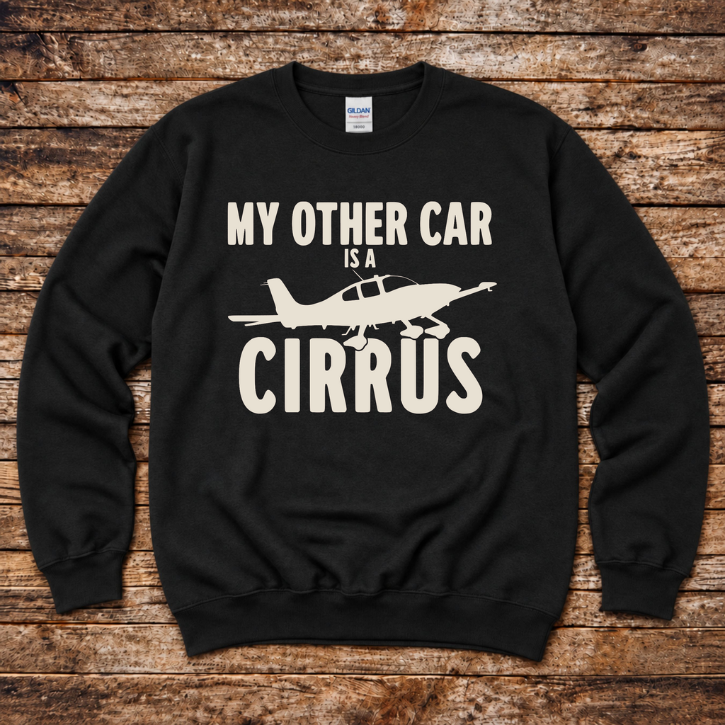 My Other Car is a Cirrus unisex crewneck sweatshirt
