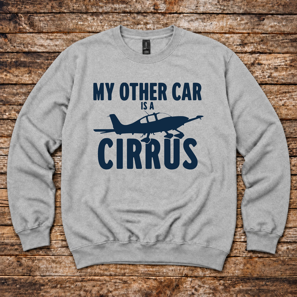 Cirrus pilot aviation gift sweatshirt