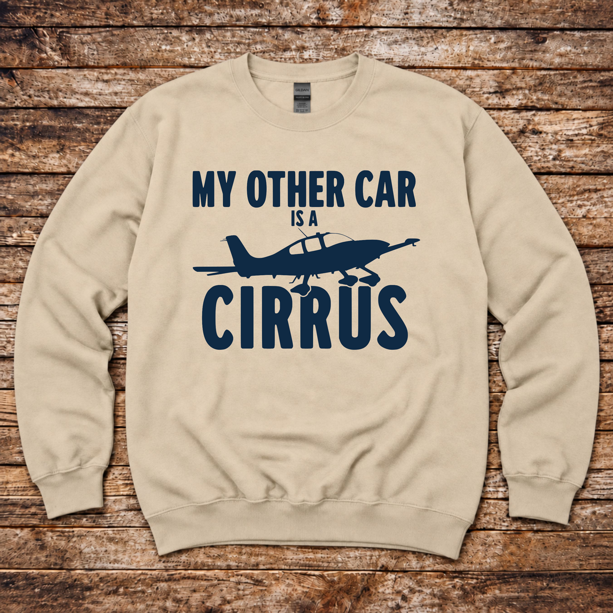 My Other Car is a Cirrus sweatshirt for Cirrus pilots