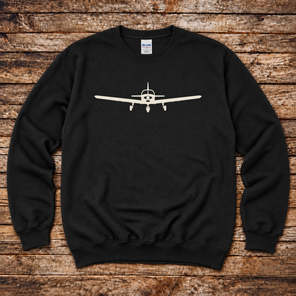 Piper Ahead aviation sweatshirt for Piper pilots by Aero Rascals