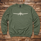Piper aircraft enthusiast sweatshirt by Aero Rascals