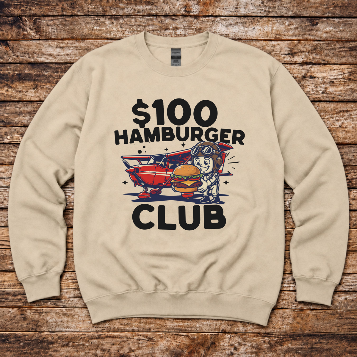 $100 Hamburger Club Sweatshirt
