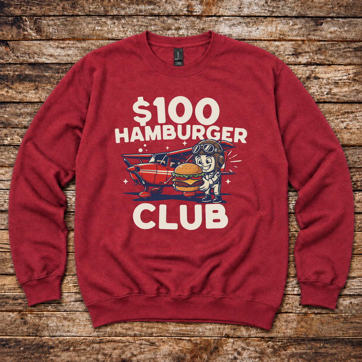 $100 Hamburger Club Sweatshirt