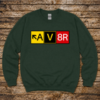 Aviator sweatshirt with understated aviation design
