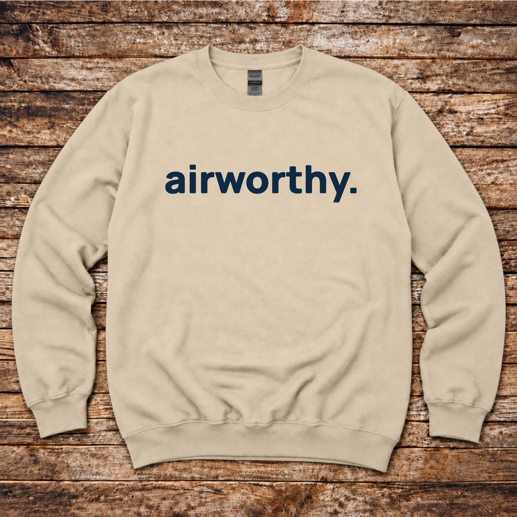 General aviation sweatshirt for aircraft owners