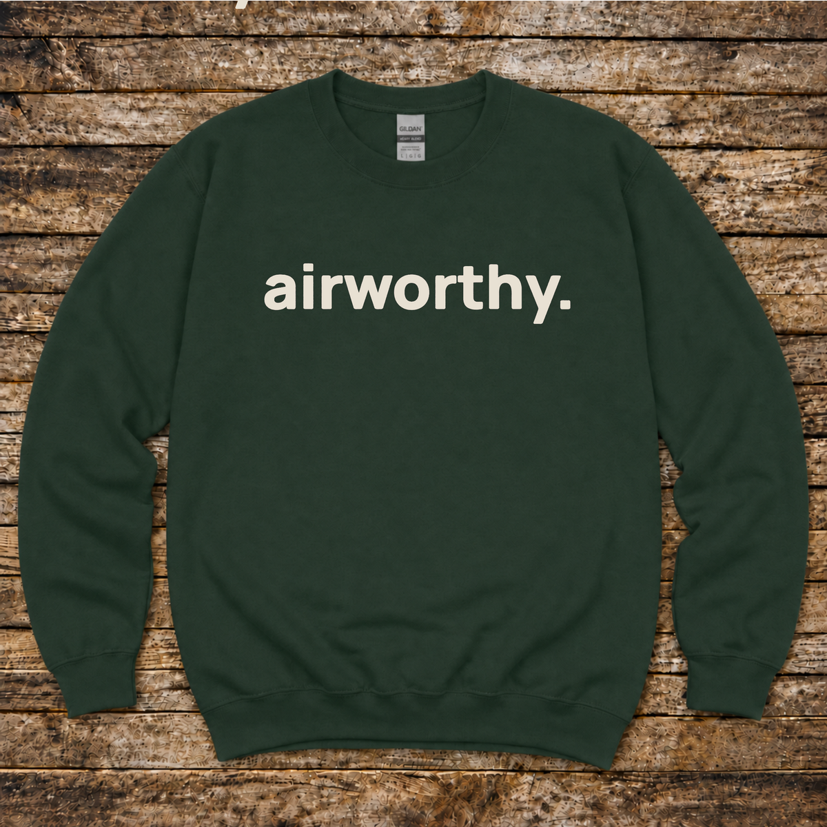 Pilot-life Airworthy sweatshirt for flying enthusiasts