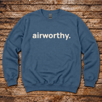 Airworthy aviation sweatshirt by Aero Rascals