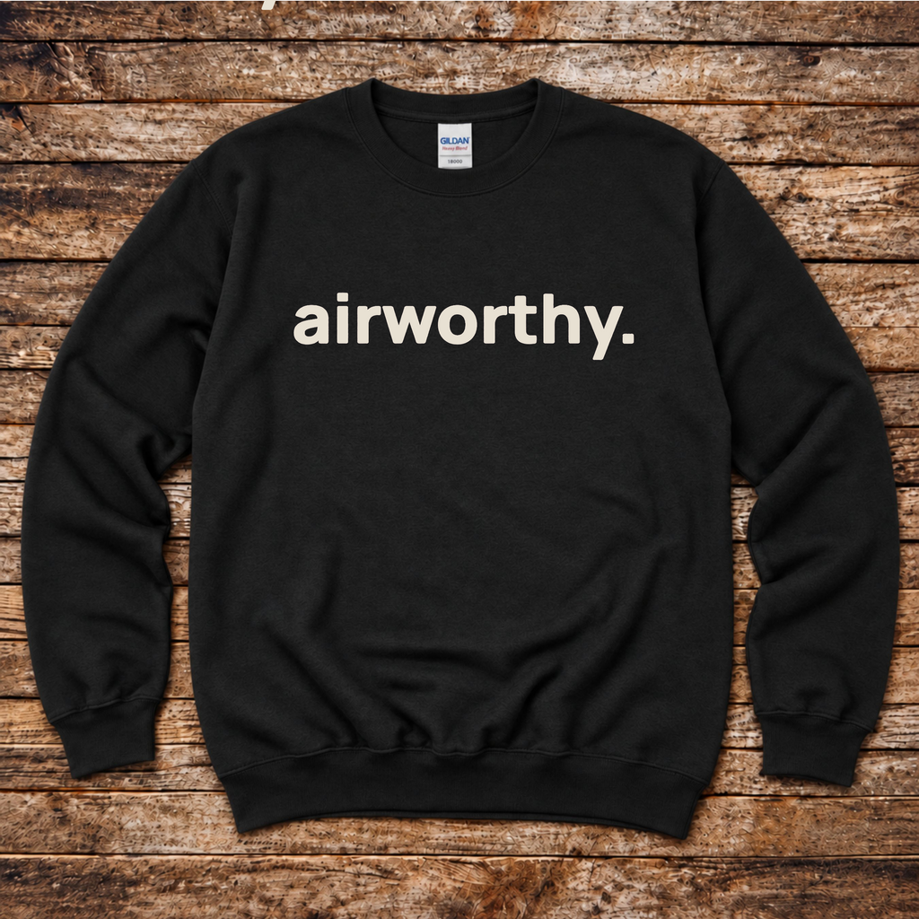 Dry aviation humour sweatshirt for pilots