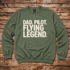 Father’s Day aviation sweatshirt for a pilot dad