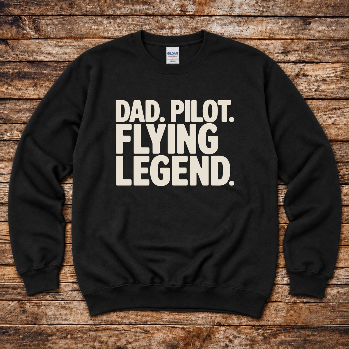 Aero Rascals Dad Pilot Flying Legend sweatshirt