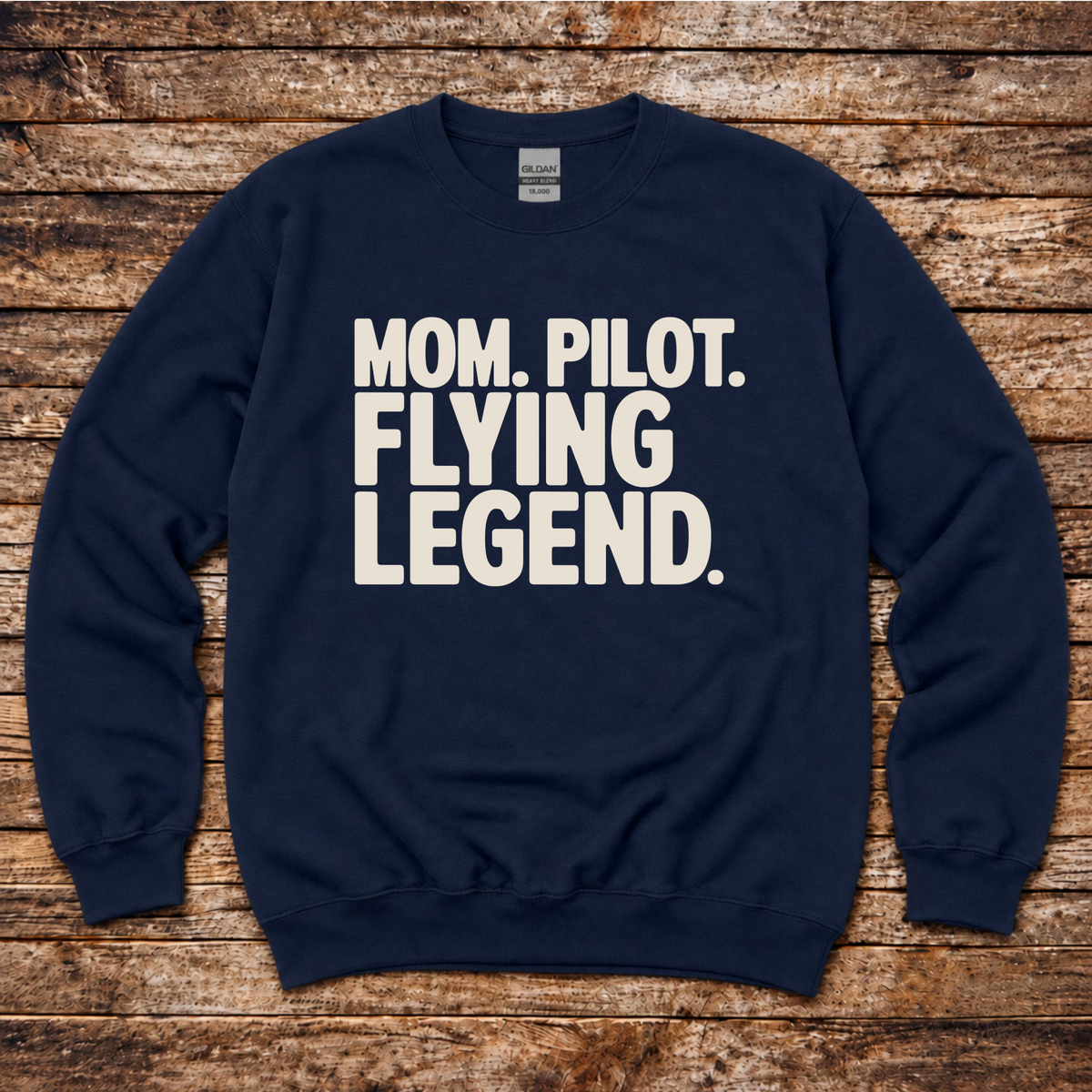 Pilot mom gift sweatshirt for mothers who fly