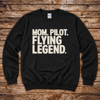 Mother’s Day aviation sweatshirt for a pilot mom