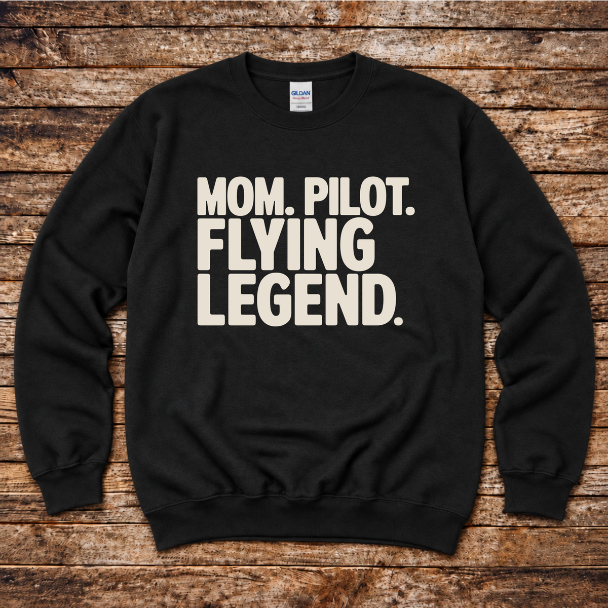 Mother’s Day aviation sweatshirt for a pilot mom