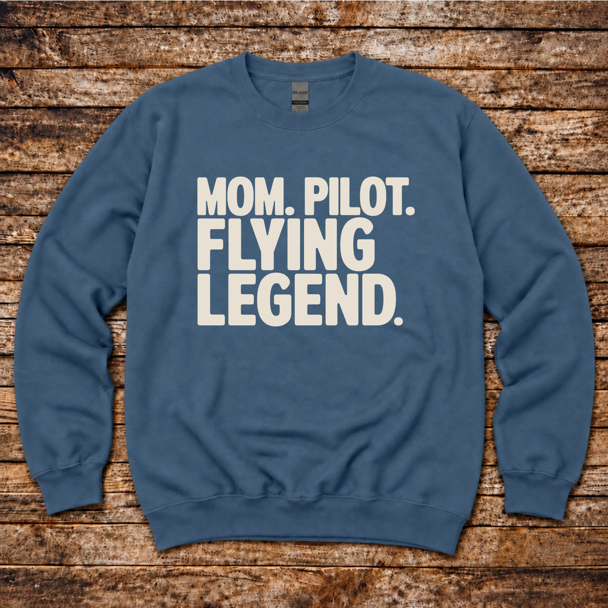 Flying mom aviation sweatshirt for women in aviation