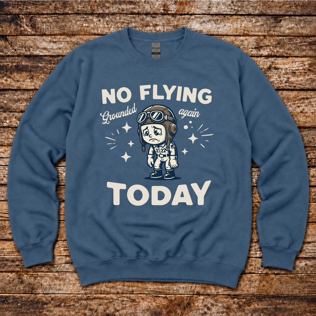Aviation weather sweatshirt for pilots and instructors