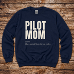 Pilot Mom unisex aviation sweatshirt