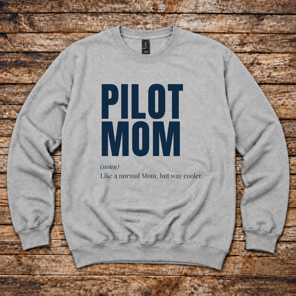 Aviation mom gift sweatshirt for pilot families