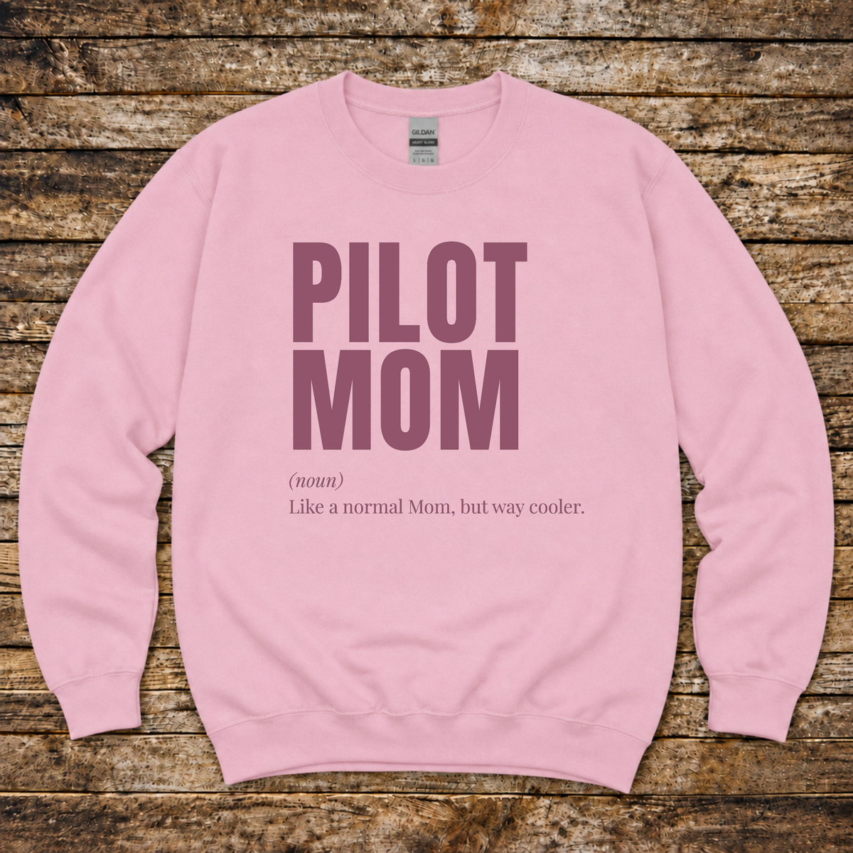 Pilot Mom aviation sweatshirt by Aero Rascals