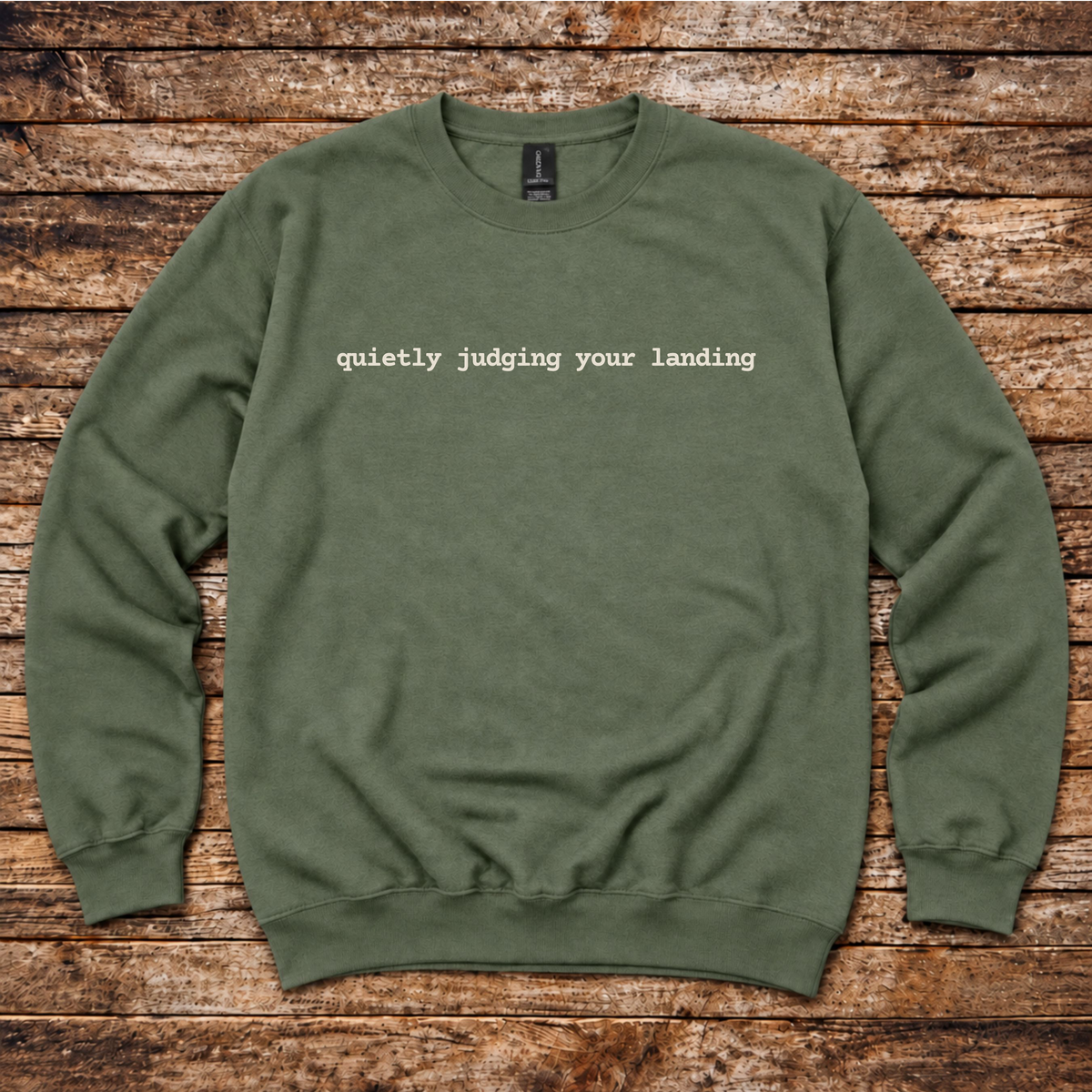 Quietly Judging Your Landing Sweatshirt