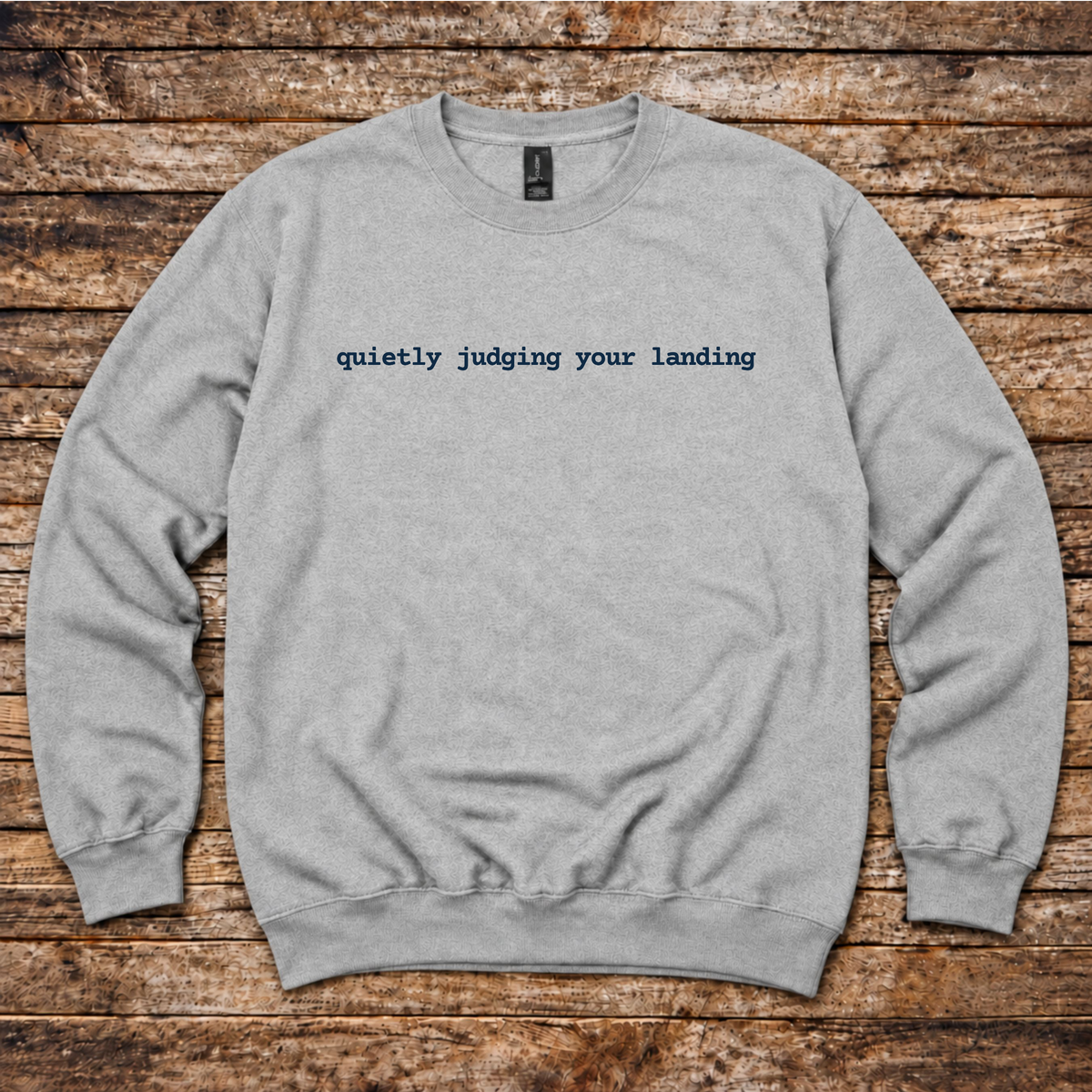 Quietly Judging Your Landing Sweatshirt