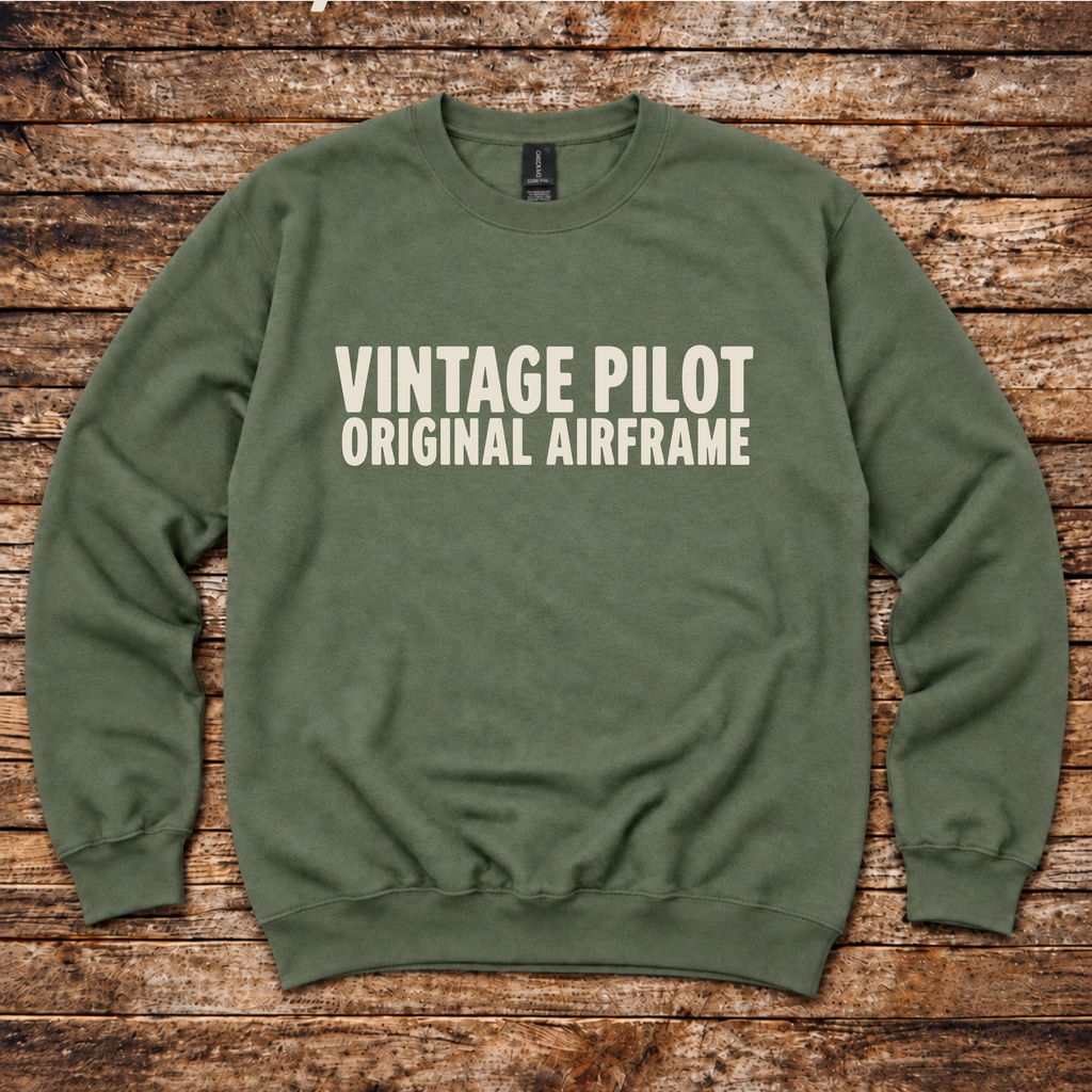 Experienced aviator sweatshirt for birthdays and Christmas