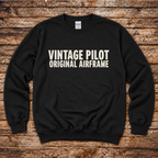 Vintage Pilot Original Airframe aviation sweatshirt by Aero Rascals